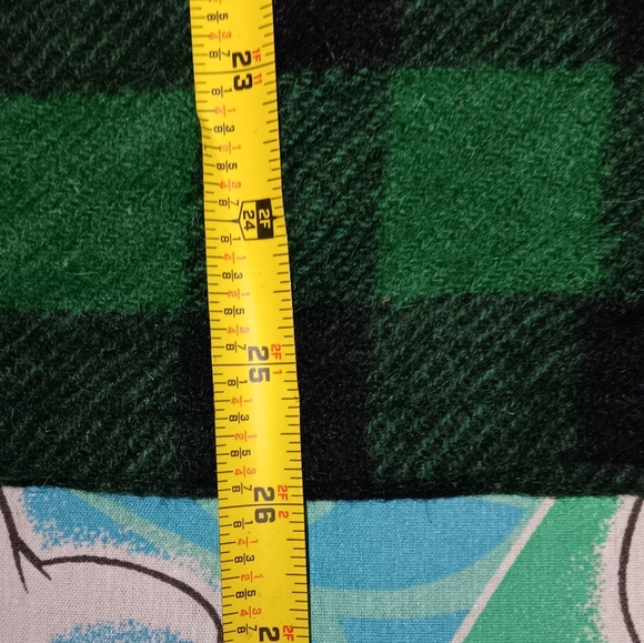 1940s Brent Green Flannel Shirt Vintage 40s Button Up - Picture 4 of 5